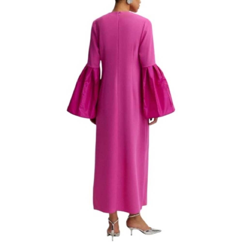 Touche Prive Vibrant Fuchsia Long Sleeve Dress, Size: 36 - Picture 4 of 8